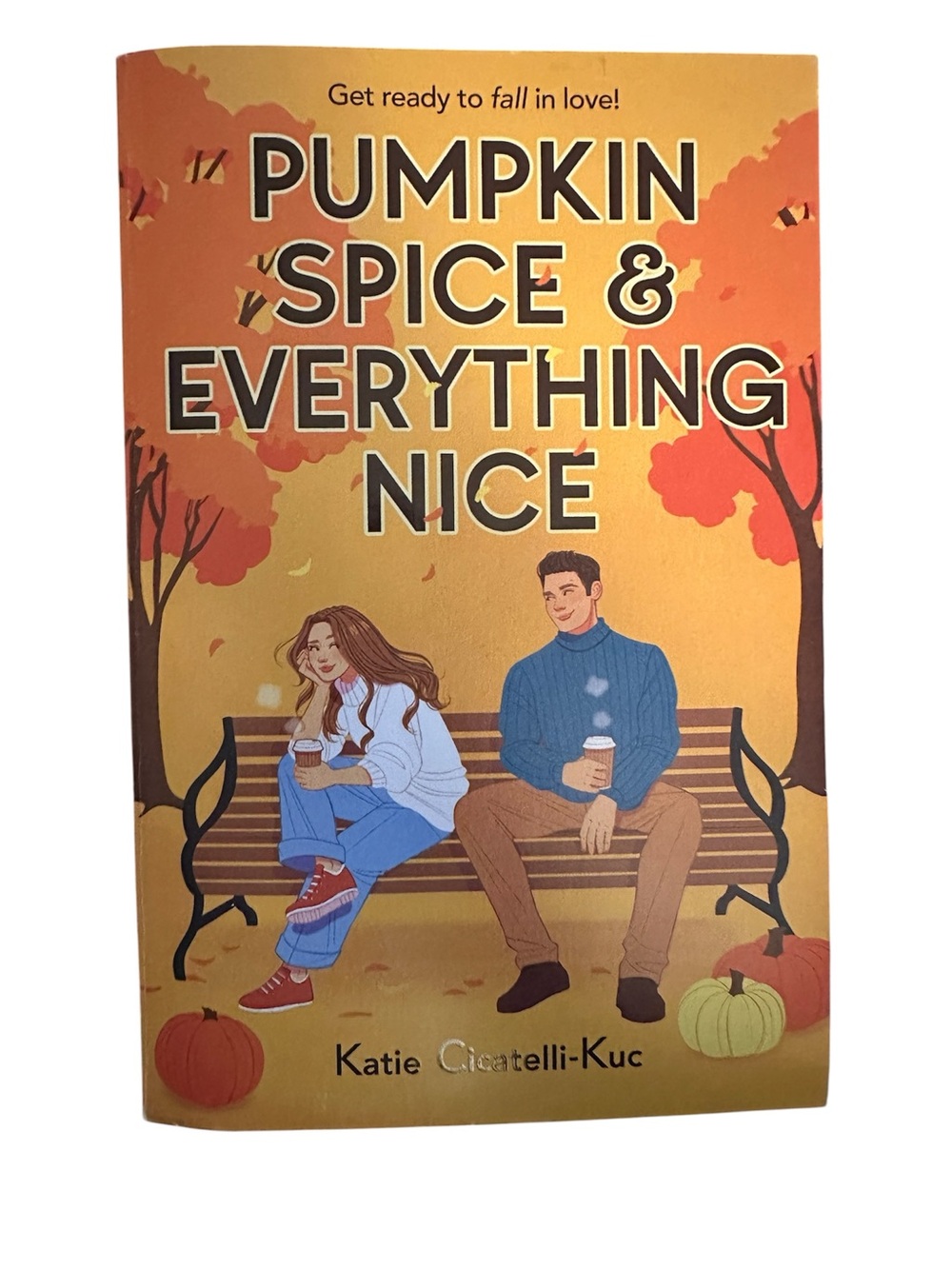 Scholastic Pumpkin Spice Autumn Cover - Warm Yellow and Orange